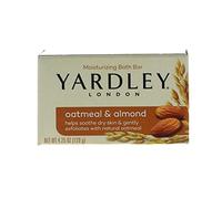 Yardley London Moisturizing Bar Oatmeal & Almond with Natural Oats 4.25 oz (Pack of 2)