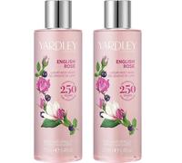 Yardley London Rose Body Wash 2 x 250ml Twin Pack Heritage Floral Brand New