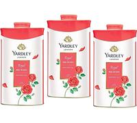 Yardley Red Rose Perfumed Talc (Pack of 3) 250 g