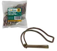 YARDMAN 10-pcs Pipe Tube Linch Lynch Pin 10mm x 60mm for 55mm Shaft Lock Clip
