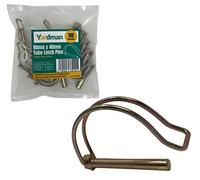 YARDMAN 50-pcs Pipe Tube Linch Lynch Pin 10mm x 40mm for 36mm Shaft Lock Clip