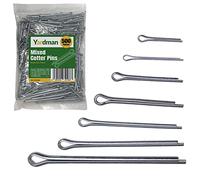 YARDMAN Cotter Pins - Bag of 500-pcs Split Pins - 7 Mixed Sizes - for Locking Clevis Pins, Pivot Pins - for Auto, Mechanics, Cars, Crafts, Workshops