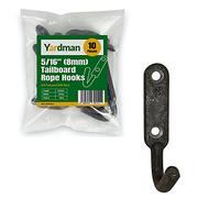 YARDMAN Tailboard Rope Hooks 10-Pcs 5/16 inch Heavy Duty Metal Hooks