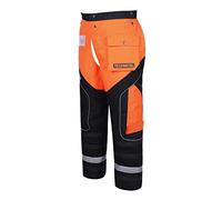 YARDMARIS Chainsaw Chaps Technical Version,Chainsaw Protective Pants Wrap, Safety Apron, Class A, Medium Orange Black, M/L