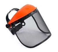 YARDMARIS Chainsaw Face Shield, Forestry Safety Helmet with Full Face Mesh Visor, Adjustable Headband, Good Ventilation, Metal Face Shield for Trimming, Chopping, Outdoor Work