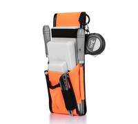 YARDMARIS Wedge Bag, Adjustable Belt Lumberjack Bag, for Aluminium and Plastic Wedges, Robust Forestry Bag, Felling Wedge Bag for Tools for Felling Trees (Orange)