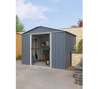 Yardmaster 10Ft X 8Ft Castleton Apex Roof Metal Shed One Colour