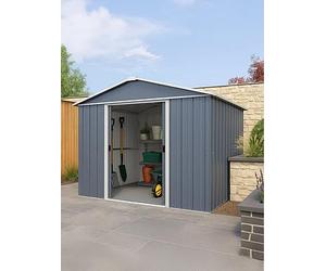 Yardmaster 10Ft X 8Ft Castleton Apex Roof Metal Shed One Colour