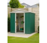 Yardmaster 6 X 4.5 Ft Apex Roof Metal Shed Green