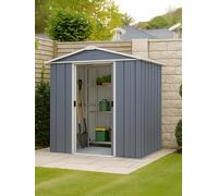 Yardmaster 6Ft X 4.5Ft Castleton Apex Roof Metal Shed One Colour