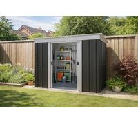 Yardmaster Castleton Pent 10Ft X 4Ft Metal Shed