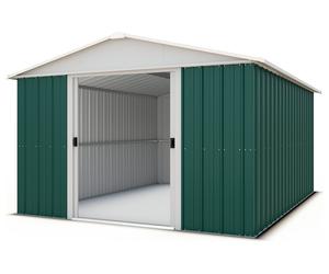 Yardmaster Deluxe Metal Shed with Support Frame - 10 x 10ft