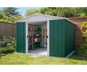 Yardmaster Emerald Deluxe Metal Shed 1010Geyz