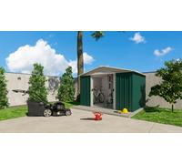 Yardmaster Emerald Deluxe Metal Shed 108Geyz