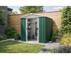 Yardmaster Emerald Deluxe Metal Shed 65Geyz