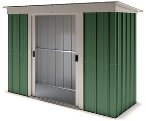 YardMaster Hercules Metal Pent Garden Shed - 8 x 4ft