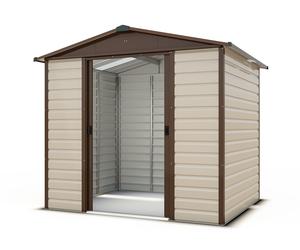 Yardmaster Metal Apex Shiplap Garden Shed - 8x6ft