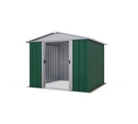 Green Metal Shed by Yardmaster Green 242 x 217 x 193 cm