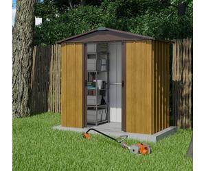 Yardmaster Woodview Premium Metal Shed 65Wgy