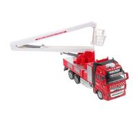 Yardwe 1:38 Scale Fire Truck Model Toy for Kids Pull Back Inertia Fire Engine Educational Emergency Vehicle for Boys and Girls for Young Firefighters