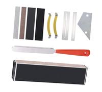 Yardwe 1 Guitar Luthier Tool Fret Leveling Beam Sanding Tool String Spreader Fingerboard Guard for Guitar Maintenance and Repair Essential Kit for Polishing and Leveling Fretboards