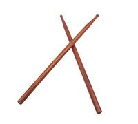 Yardwe 1 Pair Natural Drumsticks with Tip Comfortable Percussion Sticks for Youth Bands and Drummers Design No Paint Finish Random Color