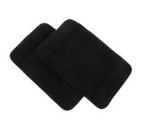 Yardwe 1 Pair Walker Armrest Pads and Wheelchair Armrest Covers, Non-Slip Flannel and Silicone Cushion Pads, Resistant to Deformation and Wear, Comfortable Elbow Support for Mobility Aid