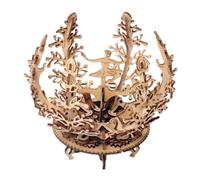 Yardwe 1 PC Creative Wooden Puzzle Unique Flower Design for Adults Teens Engaging Three Dimensional Puzzle Kit for Home Decor Ideas Safe Basswood Construction