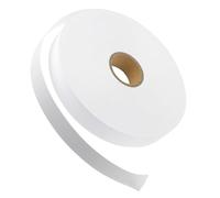 Yardwe 1 Roll White Blank Wash Labels Made of Sturdy Non-Woven Fabrics, for Printing Your Own Designs, for Clothing Care and Garment Tagging