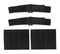 Yardwe 1 Set Boot Straps for Hiking and Traveling - Adjustable Elastic Pant Leg Straps - Fall-Off Prevention Belt Anti-Slip Band for Cowboy and Thigh High Boots Men & Women