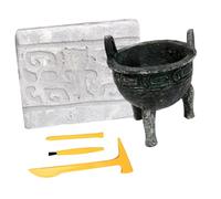 Yardwe 1 Set Bronze Ware Digging Kit Educational Archaeology Tool for Boys Excavation Set Develop Fine Motor Skills Interests Science