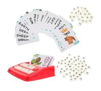 Yardwe 1 Set Creative Letter Matching Game Educational Vocabulary Spelling Machine for Interactive Learning Tool for Boys Enhances Memory Word Recognition Skills