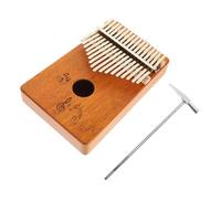 Yardwe 1 Set Creative Tone Kalimba Finger Piano Durable Music Instrument for Beginners Chic Design for Adults Great Sound Resonance for Music Learning
