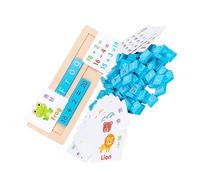 Yardwe 1 Set Digital Computation Language for Recognition Safe and Smooth Alphabet Plaything for Preschoolers