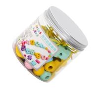 Yardwe 1 Set Digital String Beads for Mathematics Learning Educational DIY for Safe and Odorless Beads Enhance Imagination and Practical Skills