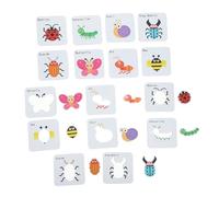 Yardwe 1 Set Educational Animal Puzzle Cards for Early Learning Memory Matching Game Fun Puzzles to Boost Brain Development and Cognitive Skills