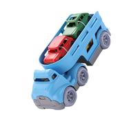 Yardwe 1 Set Friction Powered Double Layer Truck Model Vehicle for Easy to Use Carrier Loader for Playtime Outdoors Engaging Parent Interaction