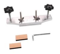 Yardwe 1 Set Guitar Bridge Clip Tool Classical Acoustic Clamp Guitar Pegs Luthier Fixture Instrument Accessory Guitar Parts Guitar Supply Guitar Accessory Luthier Guitar Fixture Aluminum