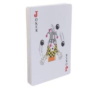 Yardwe 1 Set Large Playing Cards Jumbo Poker Game Deck for Parties Home Outdoor Travel Lightweight for Fun Gatherings Events