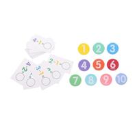 Yardwe 1 Set Math Flash Cards Blocks for Addition Subtraction Educational Learning for Early Learning Math Game for Cognitive Development Activities