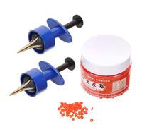 Yardwe 1 Set Portable Bloodworm Hanger Kit Red Worm Clamps with Bands for Outdoor Fishing Tackle Durable and Wear Resistant Fishing Gear for Enthusiasts