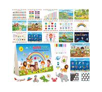 Yardwe 1 Set Preschool DIY Sticker Book for Engaging Learning Stickers for Imagination Fine Motor Skills Educational Resource for Aged for Classroom Rewards