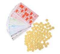 Yardwe 1 Set Russian Bingos Game Interactive Chess for Family Gatherings and Parties Compact and Lightweight Design for and Safe Material