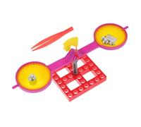 Yardwe 1 Set Science Education Kit Assemble Balance Scale Model for DIY Craft for Over Years Develops Hand Eye Coordination Analytical Skills Random Color