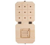 Yardwe 1 Set Wooden Flip Sensory Board For Toddlers Montessori Fine Motor Skills Development Toy Educational Supplies For Preschool Classroom Balance Birthday