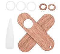 Yardwe 1 Set Wooden Kazoo for Adults DIY Assemble Musical Instrument for Beginners Compact and Elegant Design Easy to Play Kazoo for Guitar Accompaniment