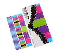 Yardwe 1 Sheet Kalimba Note Stickers for Finger Piano Easy to Install Scale Decals for Beginners Enhance Learning Experience Compact Portable