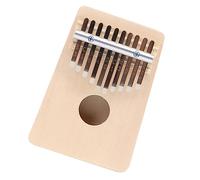 Yardwe 10-key Kalimba Thumb Piano for Beginners Wooden Finger Piano Tuning Hammer and Instruction Diy Music Instrument for Adults and Boys and Girls