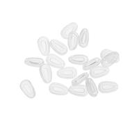 Yardwe 10 Pairs Soft Silicone Eyewear Nose Pads Replacement for Glasses and Sunglasses Transparent Anti-Slip Nosepad for Comfortable Eyeglass and Spectacle Use