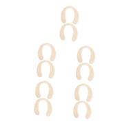 Yardwe 10 pcs Thick Fluffy Toilet Seat Pads Soft Warm Reusable Non Slip Bathroom Toilet Mat for Easy Clean PU Cushion Bathroom Seat Covers